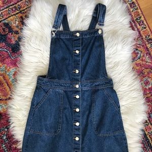 H&M Cute jean overall dress/skirt!  NWT!